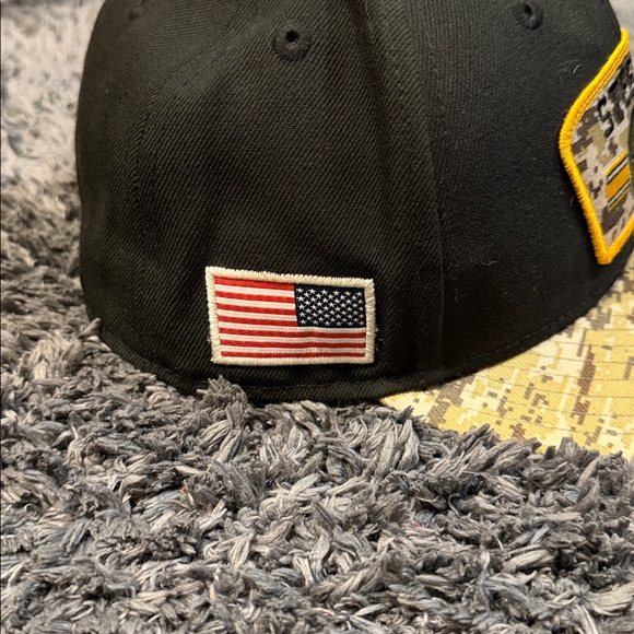 New Era 59Fifty Pittsburgh Steelers 2021 Salute to Service hat sz 7 3/8 - Picture 4 of 7